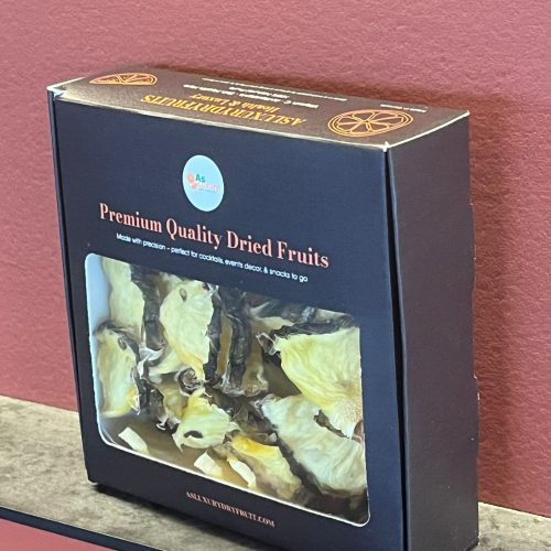 Dried pineapples brand box